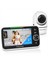 Video Bebek Monitörü, 5 Inç Split Ekran, 30 Saat Pil Ömrü, 355° Pan-Tilt-Zoom, Gece Görüşü 1
