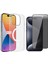 iPhone 15 Pro Max Kılıf Zore M-safe Şarj Özellikli Şeffaf Tek Kamera Çerçeveli Porto Kapak + Hayalet Ekran Koruyucu 1