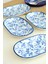 Porselen Blue Heaven Kayık Tabak 6 Lı 18X11X2CM 2