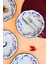 Porselen Tulip Fulya Pasta Takımı Rimli 21CM 4 Kişilik 4 Parça FLY4PTPRS1157 4