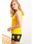 Arnetta Kadın Yellow Rose Sarı Homewear Kimono,şort Takım 2