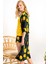 Arnetta Kadın Yellow Rose Sarı Homewear Kimono,şort Takım 3