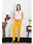 Kadın Pamuk Penye Tek Alt Pijama Sarı 27513 1