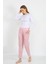 Kadın Pamuklu Cepli Tek Alt Pijama Pembe 27527 3