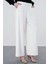 Bol Paça Ekru Kumaş Pantolon 0013 5