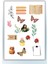 4'lü Vintage Sticker Planner Ajanda Bullet Journal Için Uygun Set 4