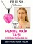 Sertifikalı Kalp Model Mini Pembe Akik Kolye – Sevgi, Sakinlik ve Enerji Dengeleyici Taş 1