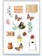 Vintage Temalı Sticker Planner Ajanda Bullet Journal Için Uygun Set 1