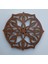 9x9 cm Yaşam Çiçeği Ahşap Magnet 1
