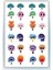 Ters Yüz 2 Li Set Telefon Laptop Notebook Tablet Defter Matara Stiker Etiket 3