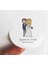 48 Adet 4 cm Kişiye Özel Sarılan Gelin Damat Nişan Söz Baskılı Etiket Sticker -2 1