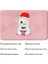 Sevimli Tasarımlı Yılbaşı Dekoru Banyo Paspası, Kaymaz Taban, Makinede Yıkanabilir, Yeni Yıl Paspası (283_BPSM, 2li Takım 40 x 60_50 x 80) 2