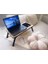 Foldaway Telefon ve Tablet Bölmeli Katlanır Ayaklı Laptop Sehpası Notebook Bilgisayar Çalışma Masası 2