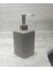 Sıvı Sabunluk Gri Modern 7X7X17CM 300ML Banyo Seti 1