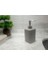 Sıvı Sabunluk Gri Modern 7X7X17CM 300ML Banyo Seti 2