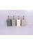 Sıvı Sabunluk Gri Modern 7X7X17CM 300ML Banyo Seti 3