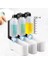 2 Adet Siyah ve Beyaz Duvara Monte Sıvı Sabunluk - 300 Ml, Şık & Dayanıklı Dispenser, Banyo ve Mutfak Için 2