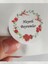 48 Adet 4 cm Çiçekli Hayırlı Bayramlar Baskılı Etiket Sticker 2