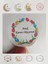 48 Adet 4 cm Çiçekli Artık Kuran Okuyorum Baskılı Etiket Sticker 2