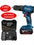 Professional Gsb 185-LI 2 x 2.0AH Çift Akülü Darbeli Matkap - 06019K3100 + Bosch V-Line Matkap & Vidalama Karışık Aksesuar Seti 103 Parça - 2607017367 1