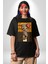 Overdoze Kadın Gül Dövme Sıkıntı Isyan Kadın Erkek Ön Baskılı Siyah Pamuklu Tişört Penye Klasik 1