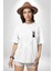 Modern Sanat Hakkında Her Şey Kadın Erkek Ön Minimal Sırt Baskılı Beyaz Pamuklu Tişört 3