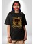 Overdoze Kurt Kemik Kadın Erkek Ön Baskılı Siyah Pamuklu Tişört Penye Klasik 2