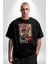 Raze Düellocu Karakter Kadın Erkek Ön Baskılı Siyah Pamuklu Tişört Penye Klasik 1