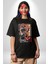 Raze Düellocu Karakter Kadın Erkek Ön Baskılı Siyah Pamuklu Tişört Penye Klasik 5