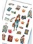 Seyahat Temalı Sticker Planner Ajanda Bullet Journal Için Uygun 3