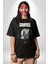 Modern Grafik Dizayn Heykeller Kadın Erkek Ön Baskılı Siyah Pamuklu Tişört Penye Klasik 1