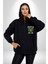 Çin Motifli Havalı Ejderha Kadın Erkek Baskılı Fermuarlı Kapüşonlu Hırka Sweatshirt 1