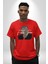 Imparator Grande Terim Kadın Erkek Ön Baskılı Kırmızı Pamuklu Tişört Penye Klasik 4