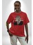 Imparator Grande Terim Kadın Erkek Ön Baskılı Kırmızı Pamuklu Tişört Penye Klasik 5