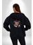 Yumruk Sözünü Unutma Hayatını Koru Kadın Erkek Baskılı Fermuarlı Kapüşonlu Hırka Sweatshirt 5