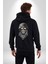 Barış Askeri Gözlüklü Goril Kadın Erkek Baskılı Fermuarlı Kapüşonlu Hırka Sweatshirt 3
