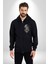 Barış Askeri Gözlüklü Goril Kadın Erkek Baskılı Fermuarlı Kapüşonlu Hırka Sweatshirt 4