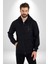 Vitruvius Adamı Gitarist Kadın Erkek Baskılı Fermuarlı Kapüşonlu Hırka Sweatshirt 1