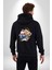Taksici Oyuncak Ayı Fransız Kadın Erkek Baskılı Fermuarlı Kapüşonlu Hırka Sweatshirt 5