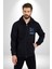 Denizler Hakimi Köpekbalığı Kadın Erkek Baskılı Fermuarlı Kapüşonlu Hırka Sweatshirt 1