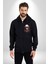 Müzik Dinleyen Havalı Kurukafa Kadın Erkek Baskılı Fermuarlı Kapüşonlu Hırka Sweatshirt 4