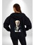 Sarı Saçlı Büyücü Rengarenk Tasarım Kadın Erkek Baskılı Fermuarlı Kapüşonlu Hırka Sweatshirt 5
