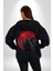 Cadılar Bayramı Kuşu Kadın Erkek Baskılı Fermuarlı Kapüşonlu Hırka Sweatshirt 3