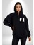 Eşitlik Özür Dilemeden Kadın Erkek Baskılı Fermuarlı Kapüşonlu Hırka Sweatshirt 2