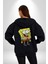 Süngerbob Yengeç Burger Illüstrasyon Kadın Erkek Baskılı Fermuarlı Kapüşonlu Hırka Sweatshirt 3