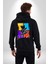 Rengarenk Kaykaylı Oyuncak Ayı Kadın Erkek Baskılı Fermuarlı Kapüşonlu Hırka Sweatshirt 3