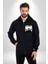 Zombi Elleri Logo Kadın Erkek Baskılı Fermuarlı Kapüşonlu Hırka Sweatshirt 1