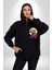 Gaspçı Kaplan Para Tutan Kadın Erkek Baskılı Fermuarlı Kapüşonlu Hırka Sweatshirt 1