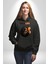 Muhammed Ali Ben En Büyüğüm Kadın Erkek Baskılı Üç Iplik Siyah Kapüşonlu Hodie Sweatshirt 5