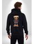 Havalı Oyuncak Ayı Kadın Erkek Baskılı Fermuarlı Kapüşonlu Hırka Sweatshirt 3